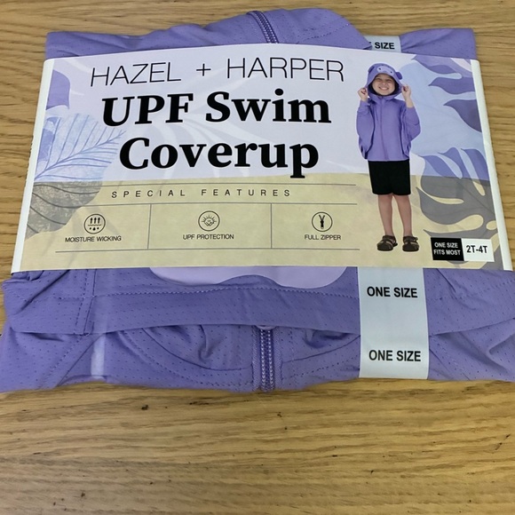 🆕Hazel + Harper UPF Swim Coverup OS 2T-4T🆕 - Picture 2 of 9